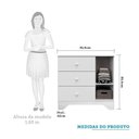 Ver imagem 3 de Quarto de Bebê com Berço Americano e Cômoda 1 Porta Cocada Espresso Móveis