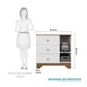 Ver imagem 3 de Quarto de Bebê com Berço Americano e Cômoda 1 Porta Cocada Espresso Móveis