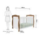 Ver imagem 4 de Quarto de Bebê com Berço Americano e Cômoda 1 Porta Cocada Espresso Móveis