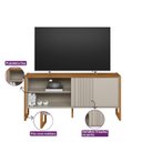 Ver imagem 7 de Rack para TV até 55 Polegadas MDF 141cm Gold