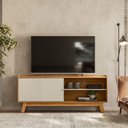 Ver mais imagens de Rack para TV até 65 Polegadas MDF 160cm Aurum Marrom