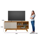 Ver imagem 5 de Rack para TV até 65 Polegadas MDF 160cm Aurum Marrom
