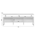 Ver imagem 3 de Rack para TV até 70 Polegadas MDF 180cm Portas de Correr Esmeralda Branco