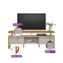 Ver imagem 7 de Rack para TV até 70 Polegadas com Portas de Correr Esmeralda