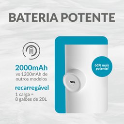 Bebedouro Bomba Elétrica para Galão de Água Momo M4 - 4