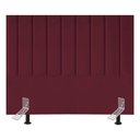 Ver imagem 2 de Cabeceira Estofada Cama Casal Queen Size 160 Cm Carolina Suede e Frame Cor:bordô