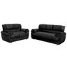 Conjunto de Sofá 2 X 3 Lugares Ref 7025 - Preto - 4