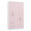 Ver imagem 1 de Guarda Roupa Modulado 134,50cm 4 Portas e 4 Gavetas Alpes Luciane Móveis