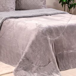 Edredom Sherpa Queen Dupla Face Fleece - 2