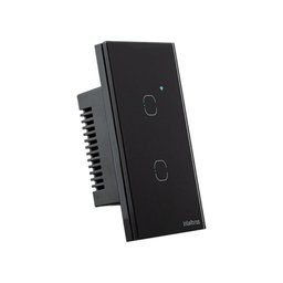 Interruptor Smart Zigbee Touch 2 Preto Ezs 1002 4850048 - 4