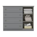 Ver imagem 2 de Cômoda Infantil 4 Gavetas 1 Porta Americano