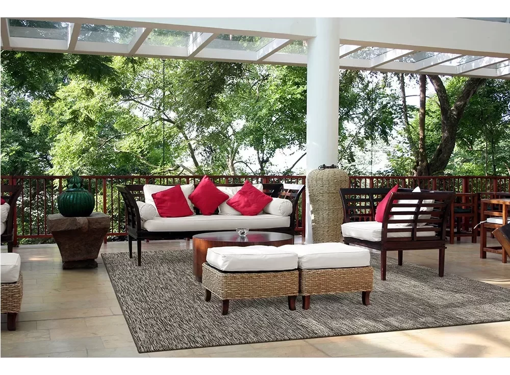 Tapete Sisal New Boucle Chumbo 250x350 Cm Sao Carlos 2,5x3,5 - 1