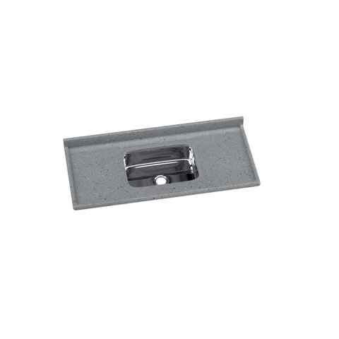 Pia para Cozinha em Mármore Sintético com Cuba em Aço Inox 120 x55cm Aj Rorato