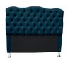 Cabeceira Decorativa Capitonê para Cama Box Casal Queen - Suede - Sv Decor:azul Marinho - 1