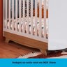Quarto de Bebê Berço Americano e Guarda Roupa com Janelas Retangulo Cocada - 12