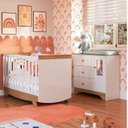 Ver imagem 1 de Quarto de Bebê Berço Americano e Cômoda com Janelas Retangulo Cocada