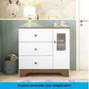 Ver imagem 7 de Quarto de Bebê Berço Americano e Cômoda com Janelas Retangulo Cocada