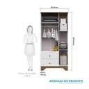Ver imagem 3 de Quarto de Bebê Guarda Roupa 3 Portas Cômoda e Berço Americano Cocada