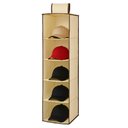 Ver imagem 2 de Sapateira de Porta Vertical Organizador Sapatos Guarda Roupa Closet Armario 5 Divisorias Flexivel Pr