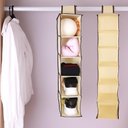Ver imagem 6 de Sapateira de Porta Vertical Organizador Sapatos Guarda Roupa Closet Armario 5 Divisorias Flexivel Pr