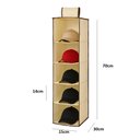 Ver imagem 7 de Sapateira de Porta Vertical Organizador Sapatos Guarda Roupa Closet Armario 5 Divisorias Flexivel Pr
