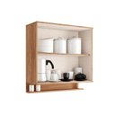 Ver imagem 2 de Armário Aéreo Cozinha Modulado Alpha 2502 C/ 2 Portas 80cm Branco - Carraro