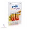 Pilha Alcalina Aaa Elgin Palito com 4 Unidades Super Fortes - 2