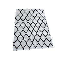 TAPETE JACQUARD ANTEDERRAPANTE 1,00X1,40 - COPAS BRANCO - 1
