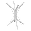 Ver imagem 2 de Base de Mesa Sevilha 75/80 cm em Aço Carbono para Tampo de Vidro, Madeira e Granito