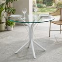 Ver imagem 5 de Base de Mesa Sevilha 75/80 cm em Aço Carbono para Tampo de Vidro, Madeira e Granito