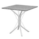 Ver imagem 3 de Base de Mesa Sevilha 75/80 cm em Aço Carbono para Tampo de Vidro, Madeira e Granito