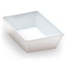 Ver imagem 3 de 3 Travessas Retangular Branca 4L Profissional Servir Buffet Melamina Saladas Massas