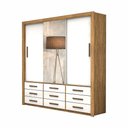 Ver imagem 4 de Guarda Roupa Anjos Plus 3 Portas 9 Gavetas Carioca Móveis Cinamomo Branco