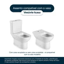 Ver imagem 4 de Tampa de Vaso em MDF Vesuvio Branco para bacia Icasa