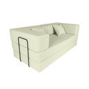 Ver imagem 2 de Sofá 2 Lugares Julia 100 % Espuma Tecido Boucle:boucle Creme