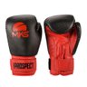 Luva de Boxe Muay Thai Mks Combat New Prospect Black & Red 16 Oz - 4