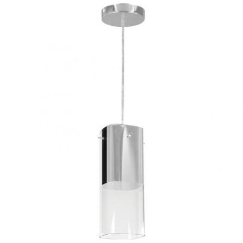 Pendente Mirage Cromo 1/2 Vidro - Yhm101E27Pdmcrv2 Bronzearte - 1