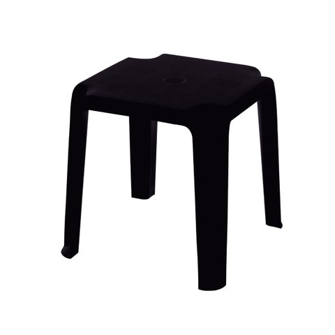 Mesa de Apoio Tramontina Pituba Eco 40 X 40 X 40 Cm em Polipropileno Preto