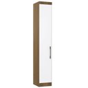Ver imagem 1 de Guarda Roupa Modulado 38cm com 1 Porta Delphi Avelã/branco L01 - Mpozenato