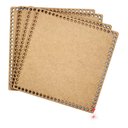 Ver imagem 1 de 03 Fundo Base Cesto Crochê Fio de Malha Mdf Cru 35cm Quadra.