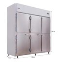 Ver imagem 3 de Mini Camara 6 Portas 220v Mcf Frilux Rf-067-e