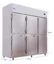 Ver imagem 3 de Mini Camara 6 Portas 220v Mcf Frilux Rf-067-e