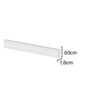 Ver imagem 2 de Rodameio Poliestireno 03cm Versalhes Branco 33003 Arquitech
