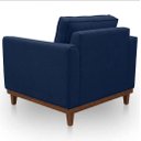 Ver imagem 2 de Poltrona Beny Elegance Sofázinho para Sala Azul Marinho