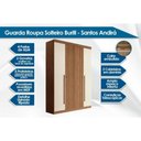 Ver imagem 3 de Guarda Roupa 4 Portas 2ESP Pé Buriti S. Andirá Areia