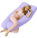Ver imagem 1 de Almofada Extra Grande P/grávida Dormir De Lado Envio Rápido - Lilás