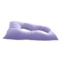 Ver imagem 2 de Almofada Extra Grande P/grávida Dormir De Lado Envio Rápido - Lilás