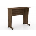 Ver imagem 1 de Mesa Multiuso Casal Dobrável ME4117 c/ Rodízios Nogal - Tecno Mobili