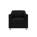 Ver imagem 5 de Kit Sofá 2 Lugares Namoradeira com 2 Poltronas de Barbearia Preto