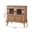 Ver imagem 4 de Buffet Rústico Madeira Maciça Mel Jm Móveis